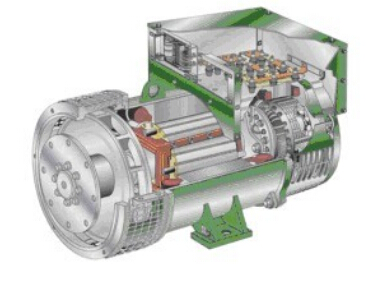 赤坎发电机内部结构图